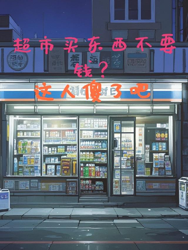 超市买东西不要钱？这人傻了吧